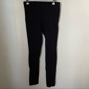 Talula Legging Pants Black Pleats Thick Athleisure Casual Neutral Trendy Cute
